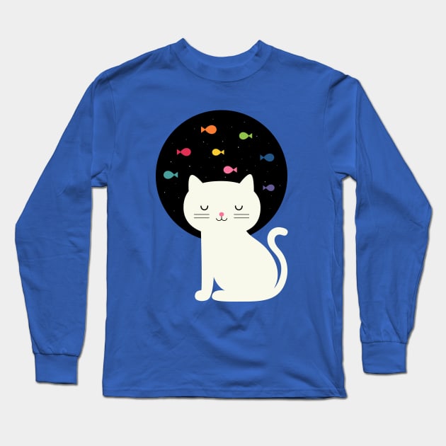 Cats Fantasy Long Sleeve T-Shirt by AndyWestface